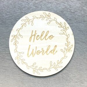 New Born Sign for Photos